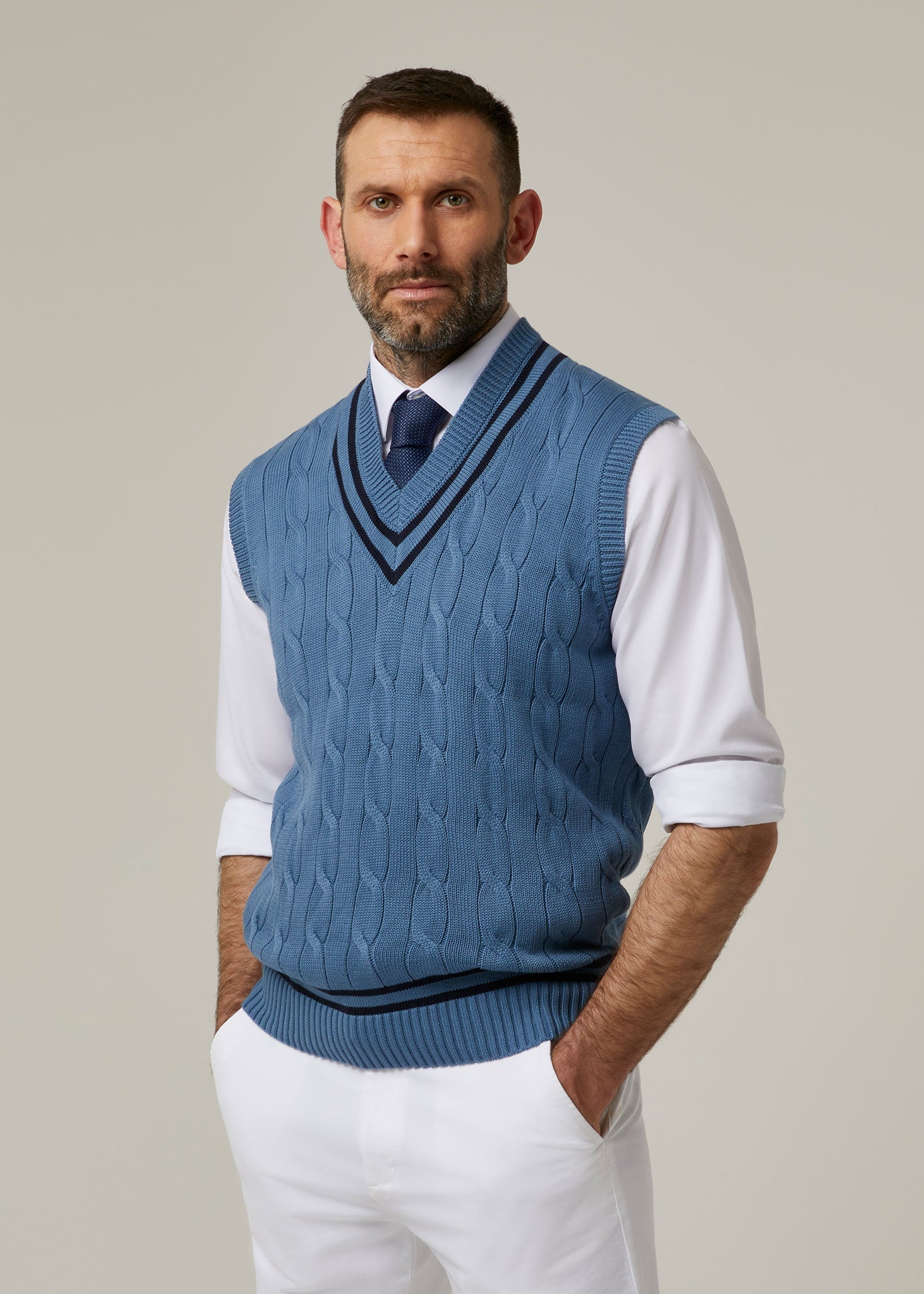 Mens cricket sweater vest hotsell