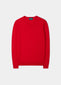 Cromford Luxury Cotton Jumper In Rosso