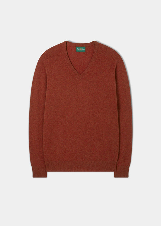 Hampshire Lambswool Jumper in Ember 
