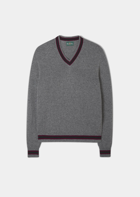 Limited Edition Commemorative Lambswool Sweater In Grey Mix