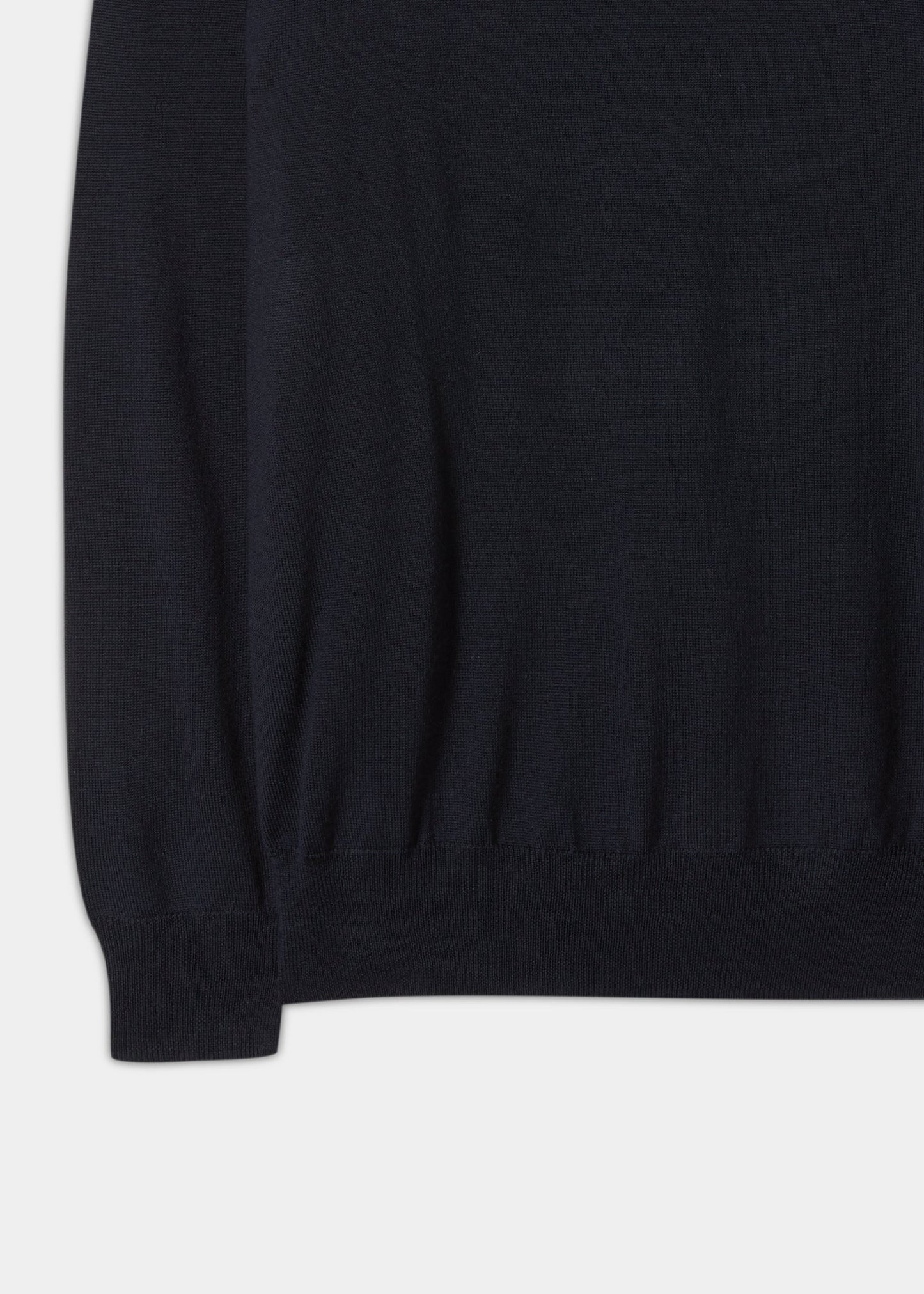 Radstone Merino Wool Sweater in Dark Navy - Regular Fit