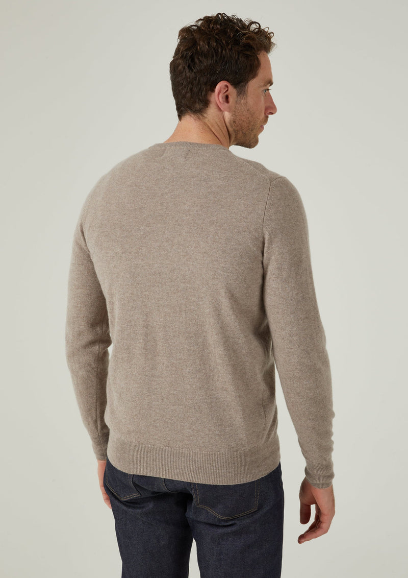 Brisbane Geelong Wool Jumper in Mushroom 