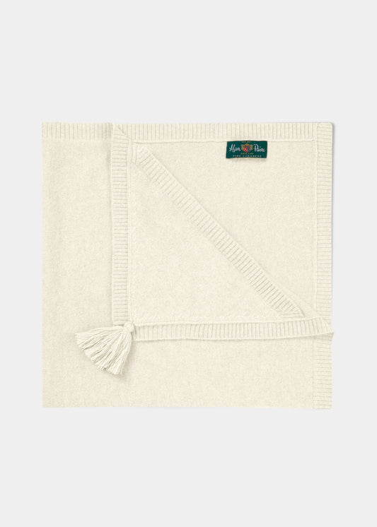 Cashmere Baby Blanket - Ecru