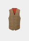 Combrook Men's Tweed Lined-Back Waistcoat In Thyme