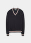 Limited Edition Commemorative Lambswool Sweater In Navy