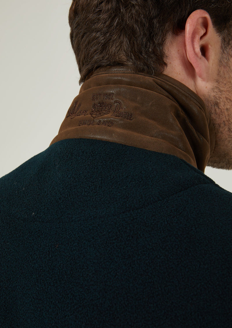 Aylsham Men's Fleece Vest In Dark Navy 