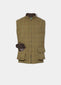 Rutland Men's Tweed Waistcoat In Lichen 