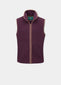 Aylsham Men's Fleece Gilet In Merlot 
