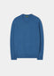 Dorset Men's Lambswool Jumper in Teal Blue